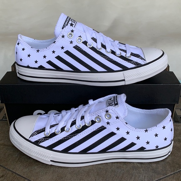 CONVERSE CTAS OX WHITE/BLACK/WHITE MENS - Picture 2 of 15